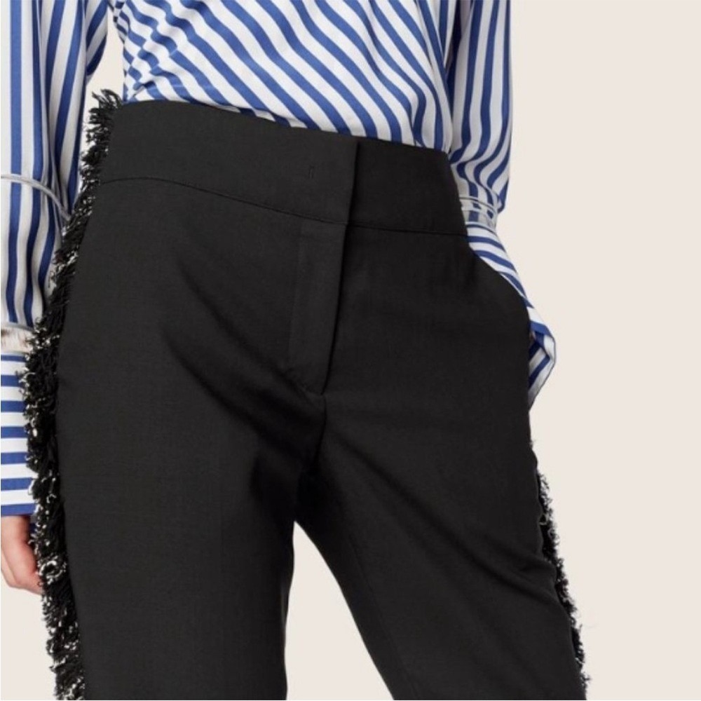 Derek Lam Wool Trouser Pants Womens Size‎ 2 Black Workwear Business Career